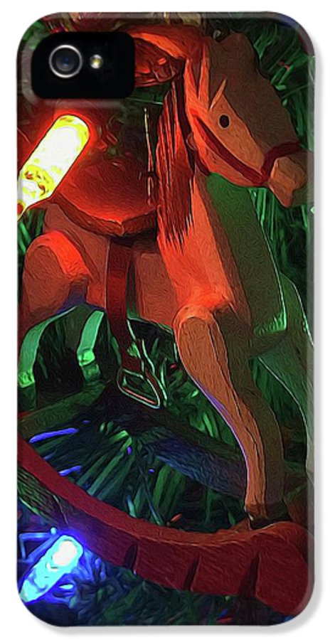 Christmas Rocking Horse - Phone Case