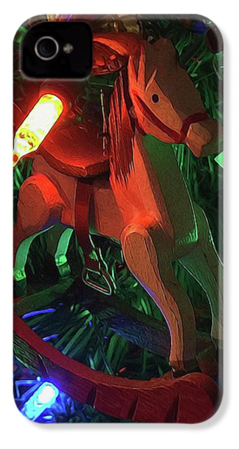 Christmas Rocking Horse - Phone Case