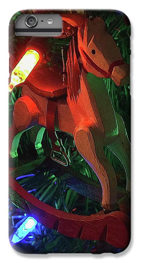 Christmas Rocking Horse - Phone Case