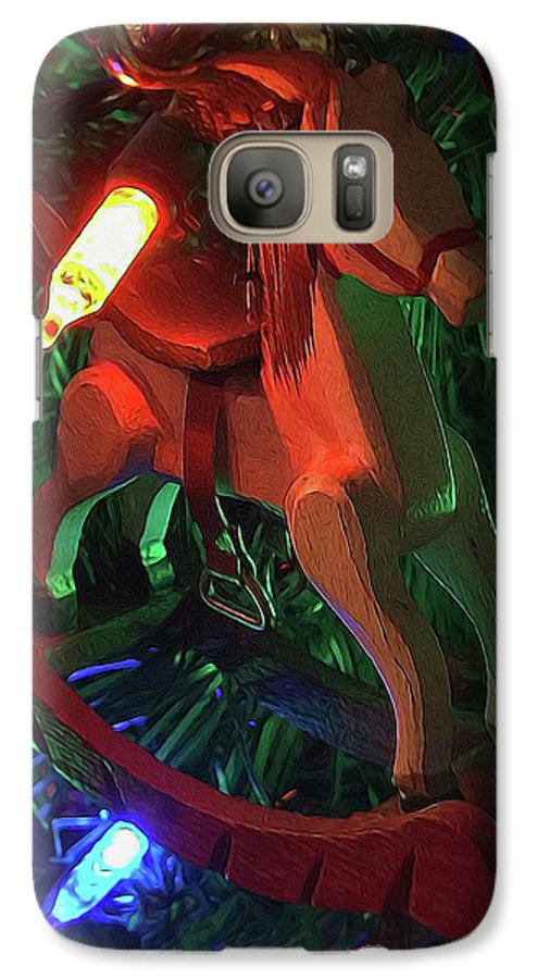 Christmas Rocking Horse - Phone Case