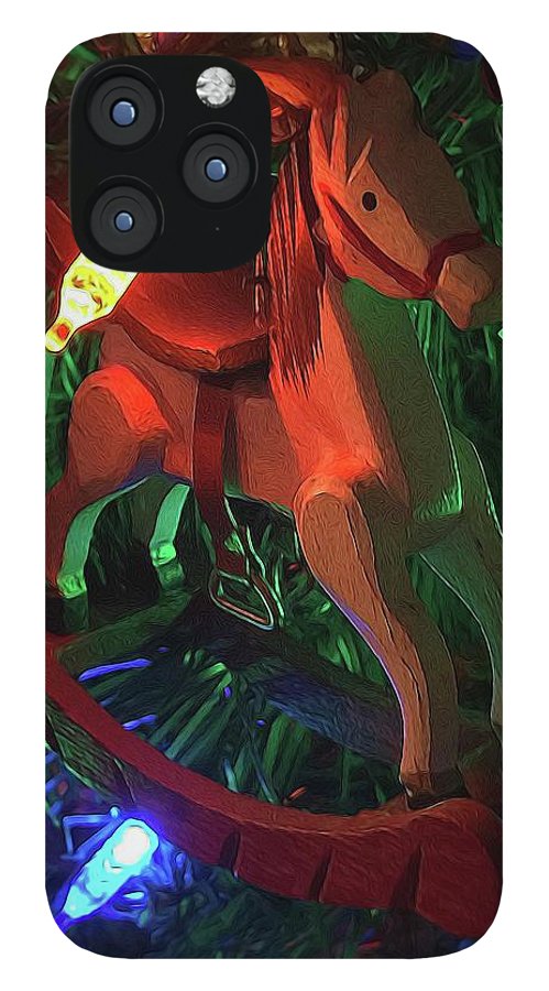 Christmas Rocking Horse - Phone Case