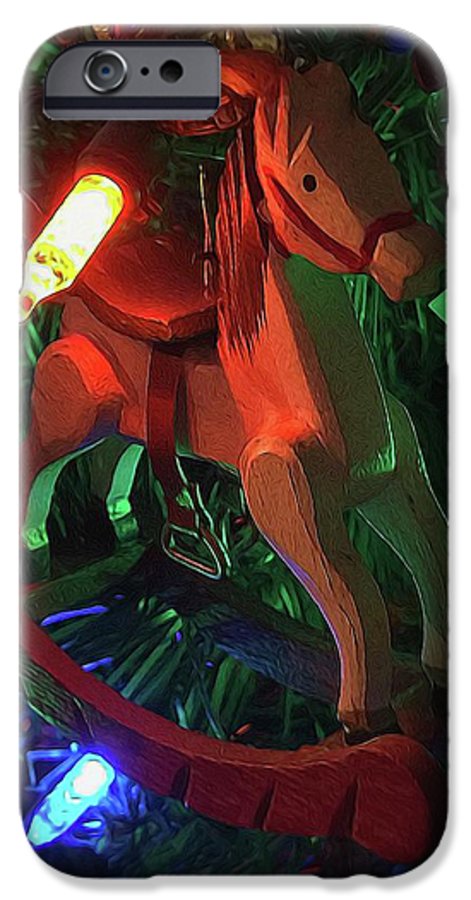 Christmas Rocking Horse - Phone Case