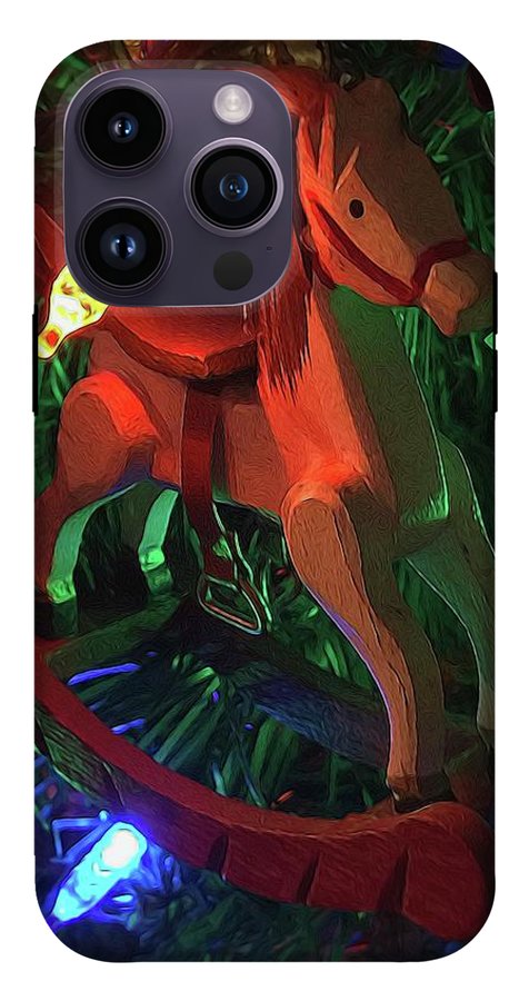 Christmas Rocking Horse - Phone Case