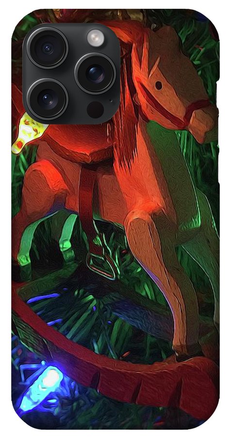 Christmas Rocking Horse - Phone Case