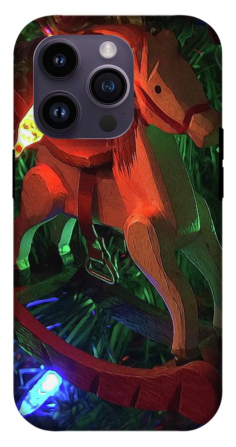 Christmas Rocking Horse - Phone Case