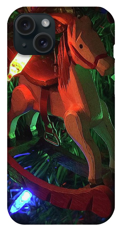 Christmas Rocking Horse - Phone Case