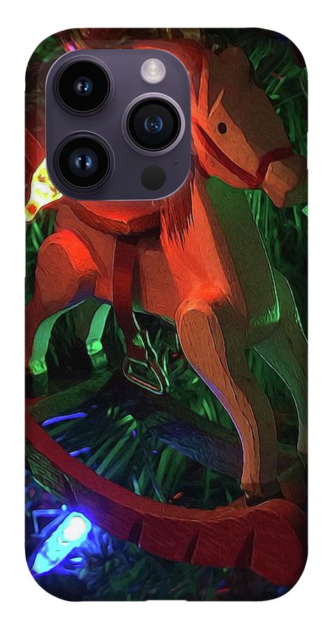 Christmas Rocking Horse - Phone Case