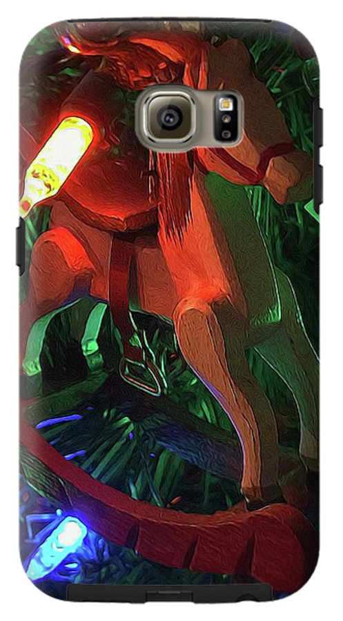 Christmas Rocking Horse - Phone Case