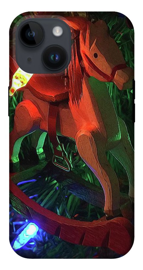 Christmas Rocking Horse - Phone Case