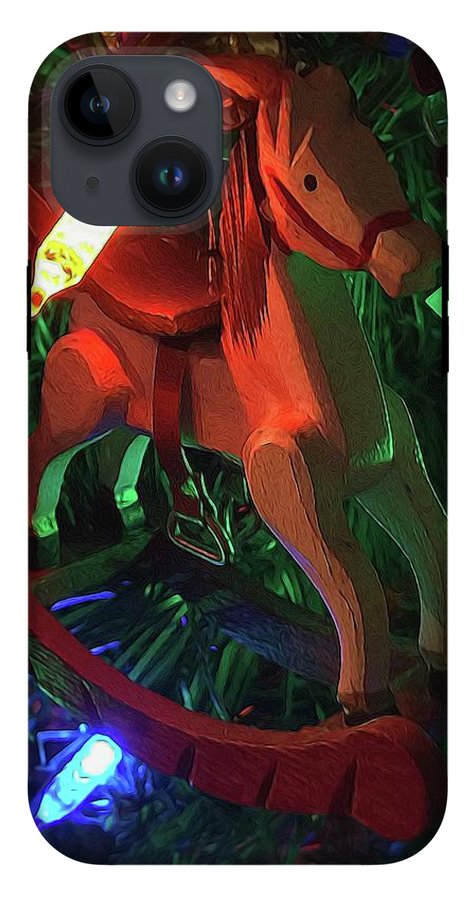 Christmas Rocking Horse - Phone Case