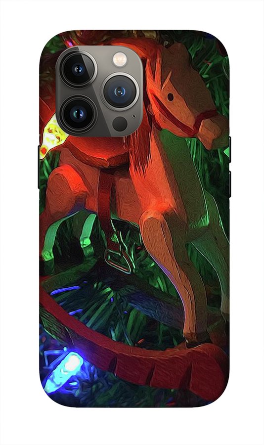 Christmas Rocking Horse - Phone Case