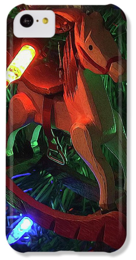 Christmas Rocking Horse - Phone Case