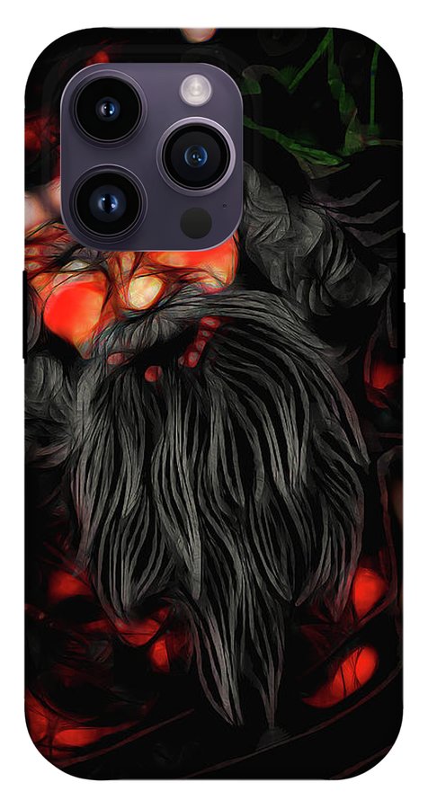 Christmas Santa Drawing - Phone Case