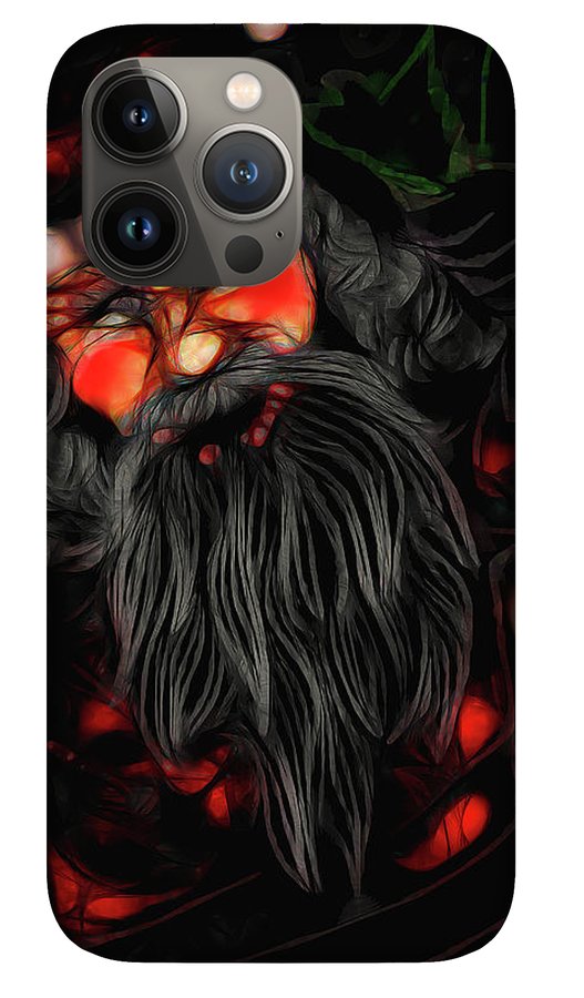 Christmas Santa Drawing - Phone Case