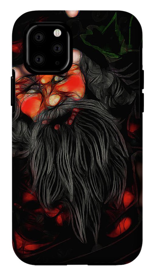 Christmas Santa Drawing - Phone Case