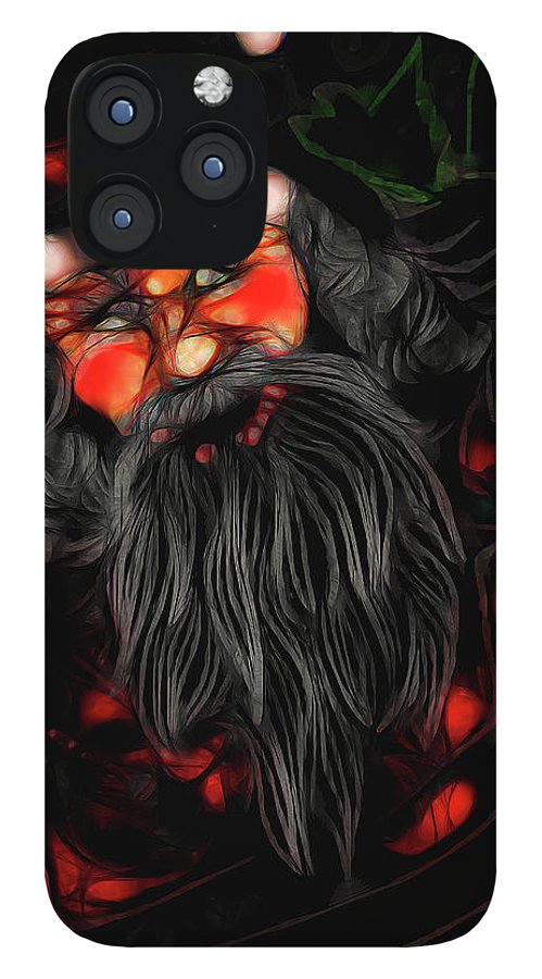 Christmas Santa Drawing - Phone Case