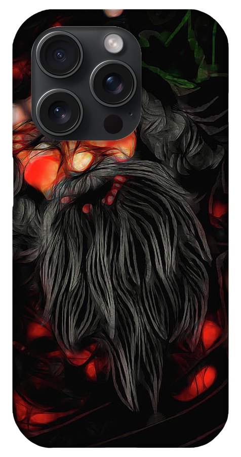 Christmas Santa Drawing - Phone Case