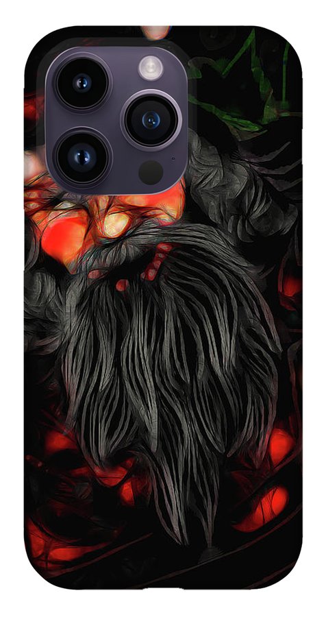 Christmas Santa Drawing - Phone Case