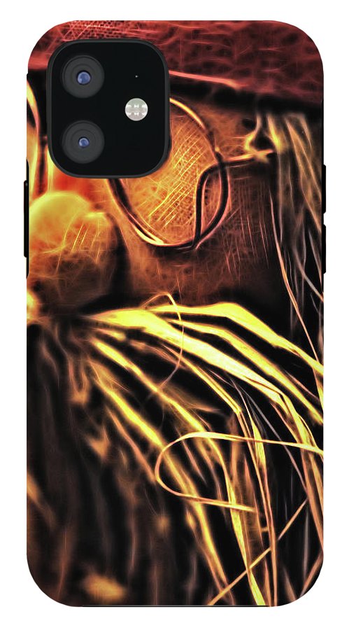 Christmas Santa With Spectacles - Phone Case
