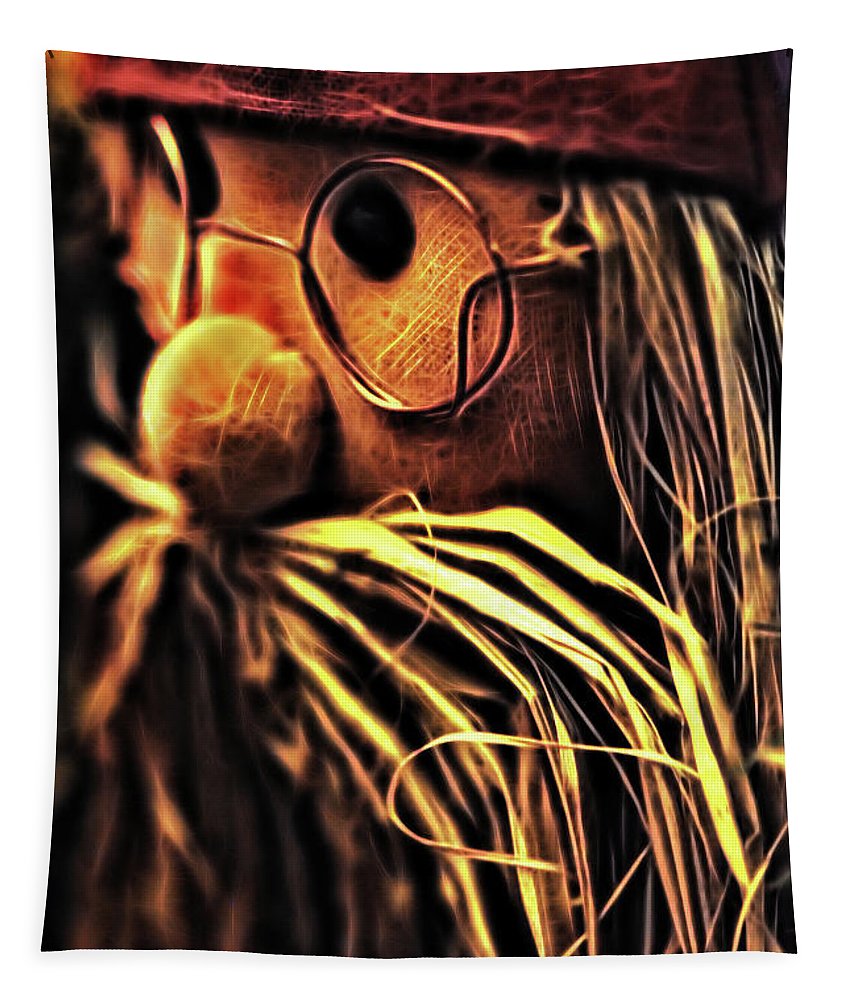 Christmas Santa With Spectacles - Tapestry