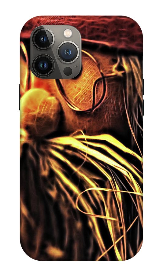 Christmas Santa With Spectacles - Phone Case