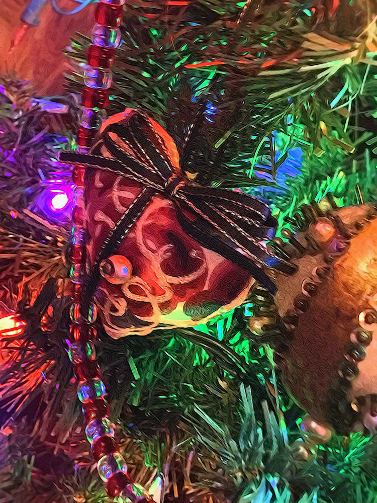 Christmas Heart Ornament Digital Image Download