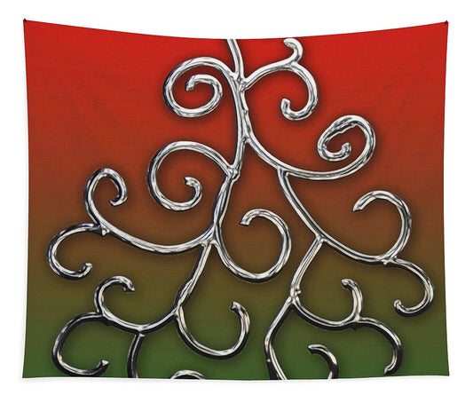 Chrome Christmas Tree - Tapestry
