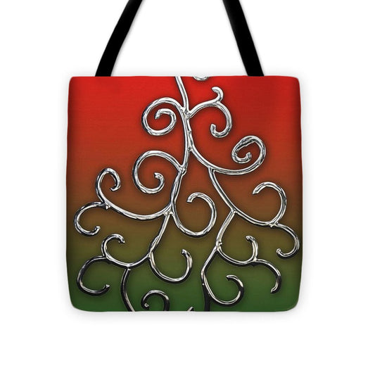 Chrome Christmas Tree - Tote Bag