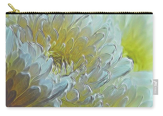 Chrysanthemums in White Light - Carry-All Pouch