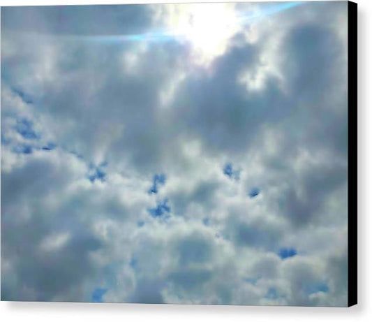 Clouds Above a Park - Canvas Print