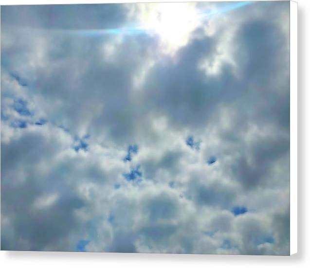 Clouds Above a Park - Canvas Print