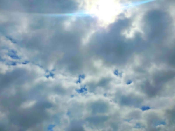 Clouds Above a Park - Art Print
