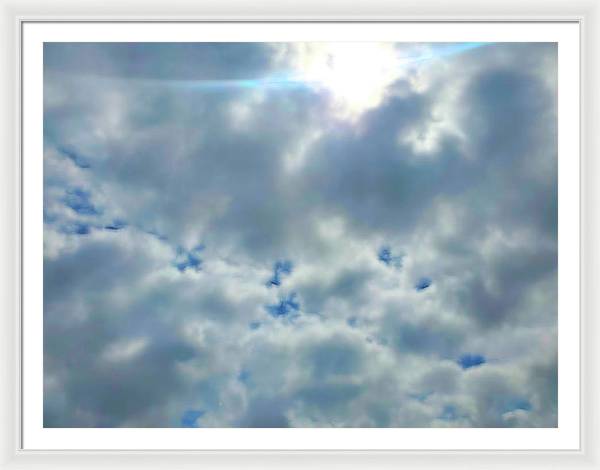 Clouds Above a Park - Framed Print