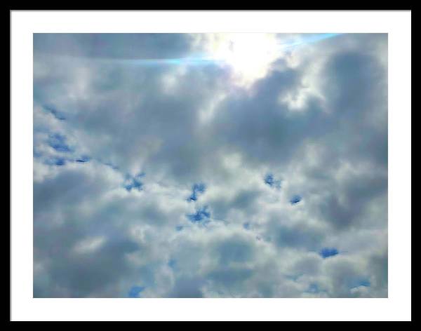 Clouds Above a Park - Framed Print