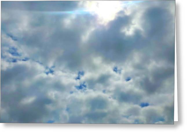 Clouds Above a Park - Greeting Card