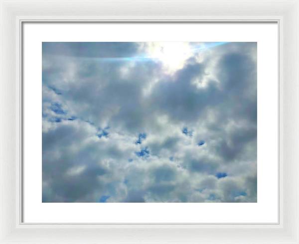 Clouds Above a Park - Framed Print