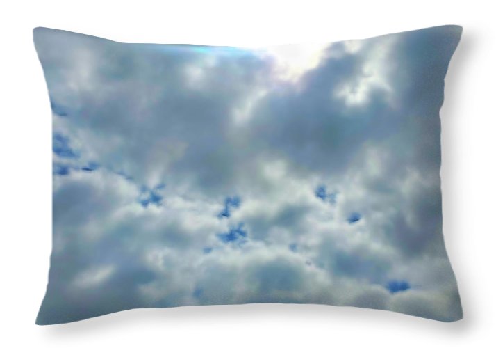 Clouds Above a Park - Throw Pillow