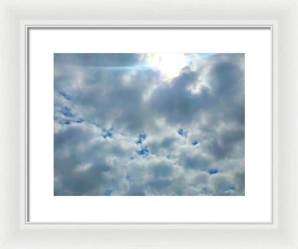 Clouds Above a Park - Framed Print