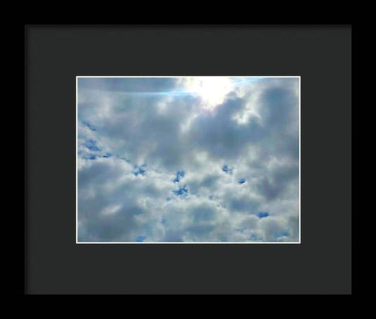 Clouds Above a Park - Framed Print