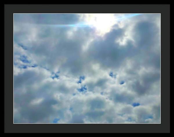 Clouds Above a Park - Framed Print