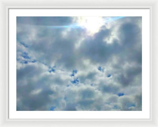 Clouds Above a Park - Framed Print