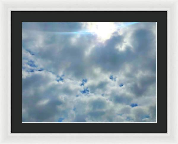 Clouds Above a Park - Framed Print
