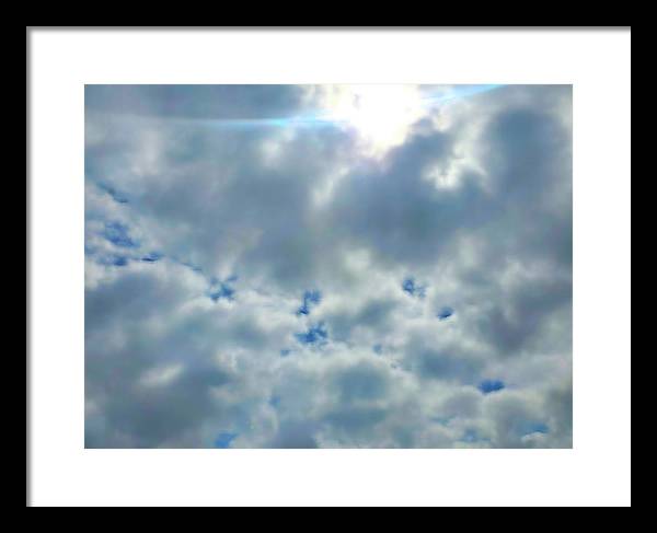 Clouds Above a Park - Framed Print