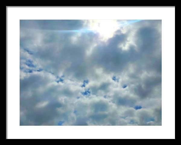 Clouds Above a Park - Framed Print