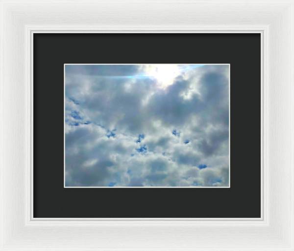 Clouds Above a Park - Framed Print