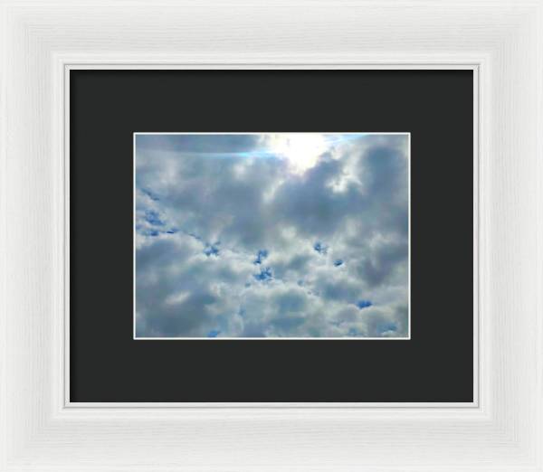 Clouds Above a Park - Framed Print