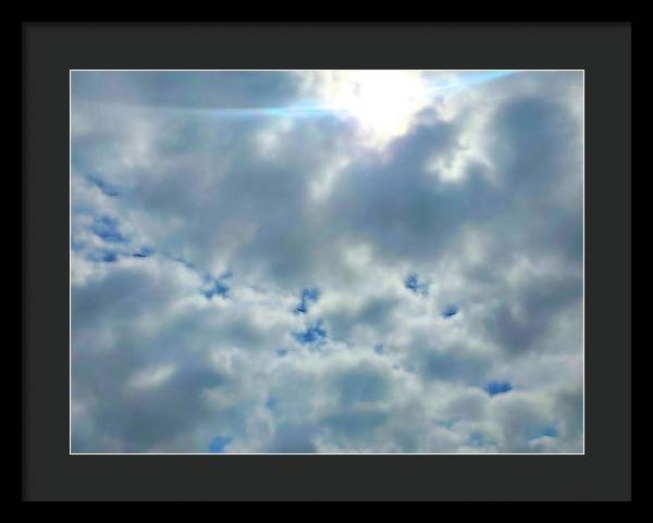 Clouds Above a Park - Framed Print
