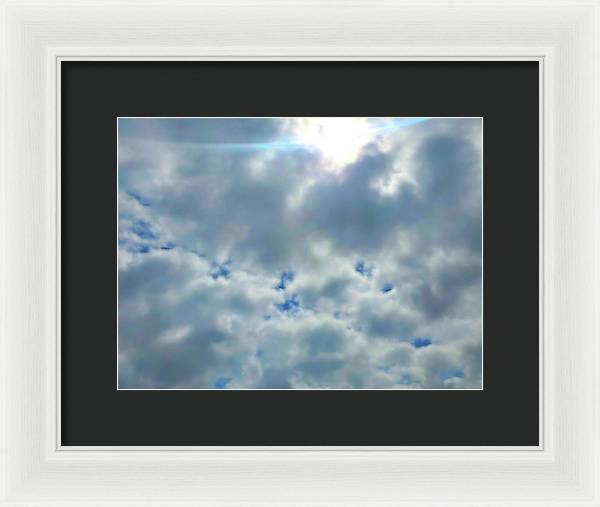 Clouds Above a Park - Framed Print