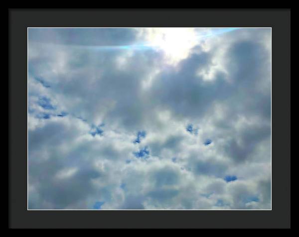 Clouds Above a Park - Framed Print