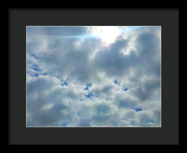Clouds Above a Park - Framed Print